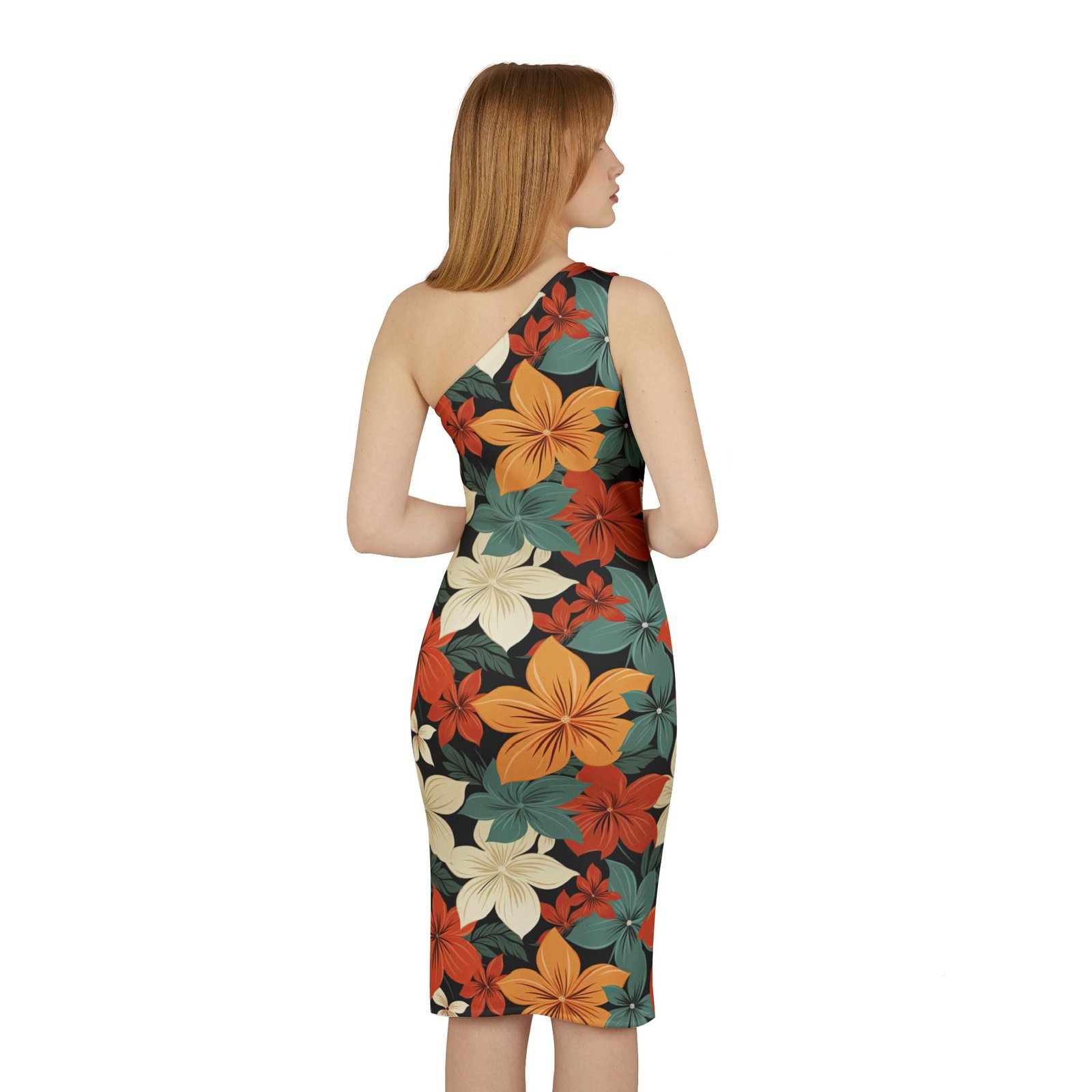 Shoulder Dress - TROPIKLIFE Caribean Multicolor Flora - Image 2