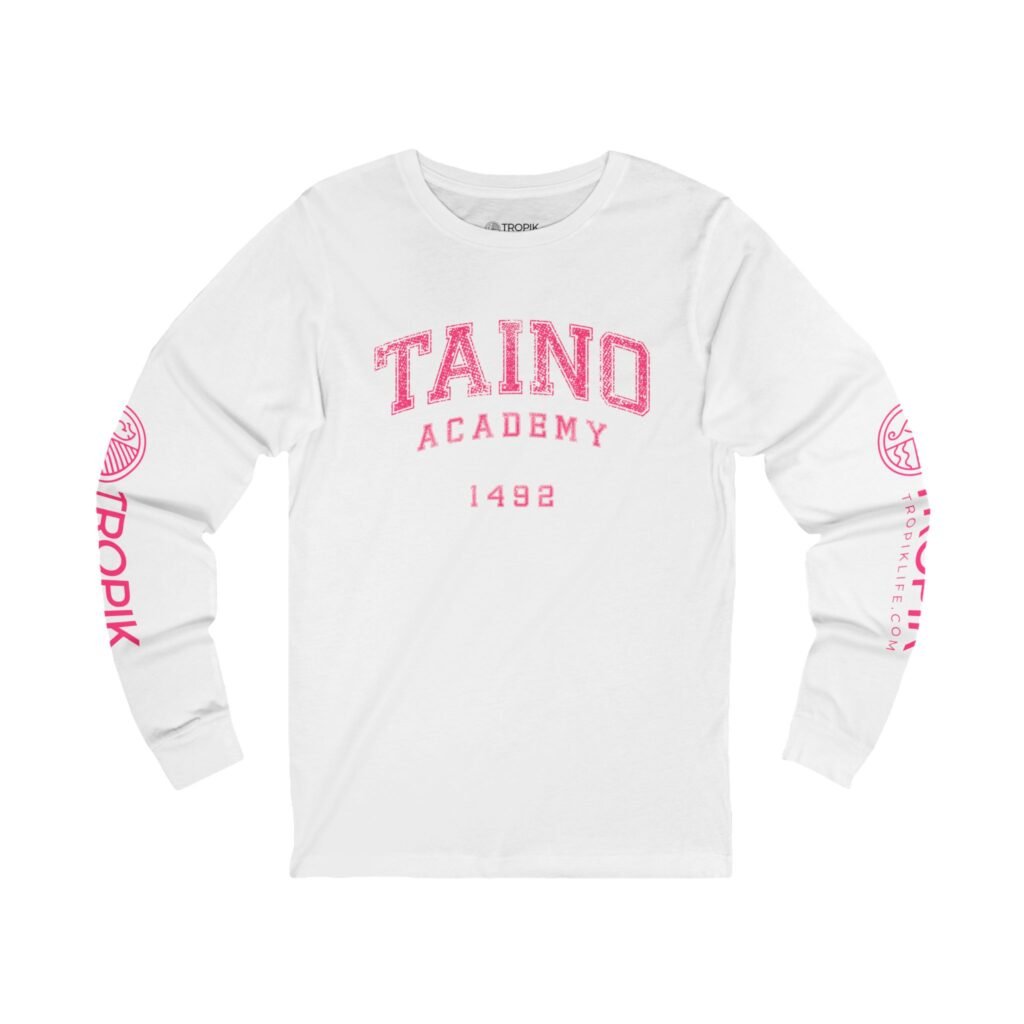 Unisex Jersey Long Sleeve Tee - TROPIKLIFE Taino Academy