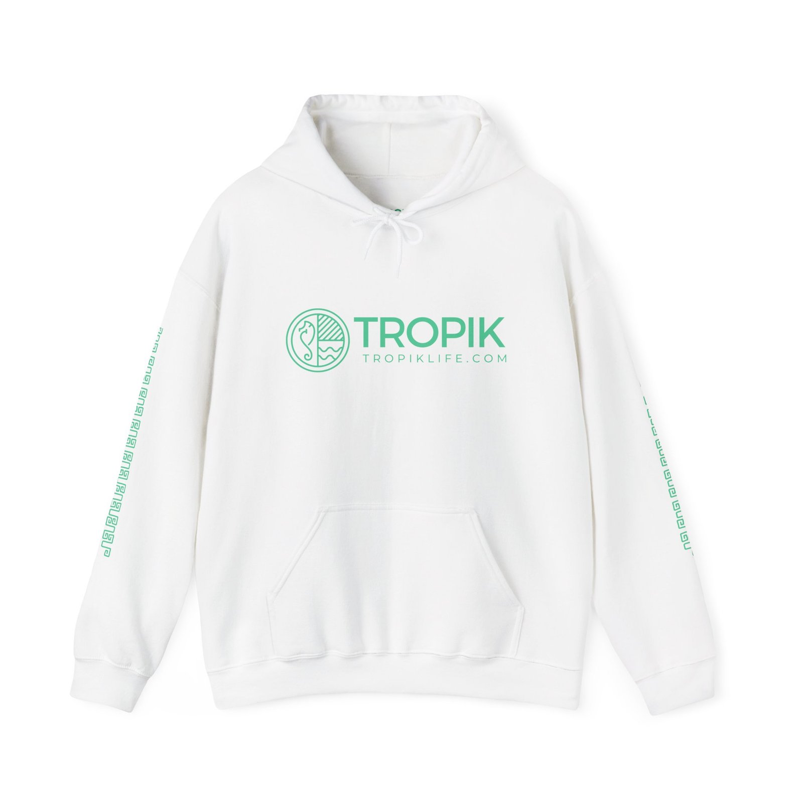 Unisex Heavy Blend™ Hooded Sweatshirt - TROPIKLIFE Stingray in Black | White | Navy Blue - Image 4