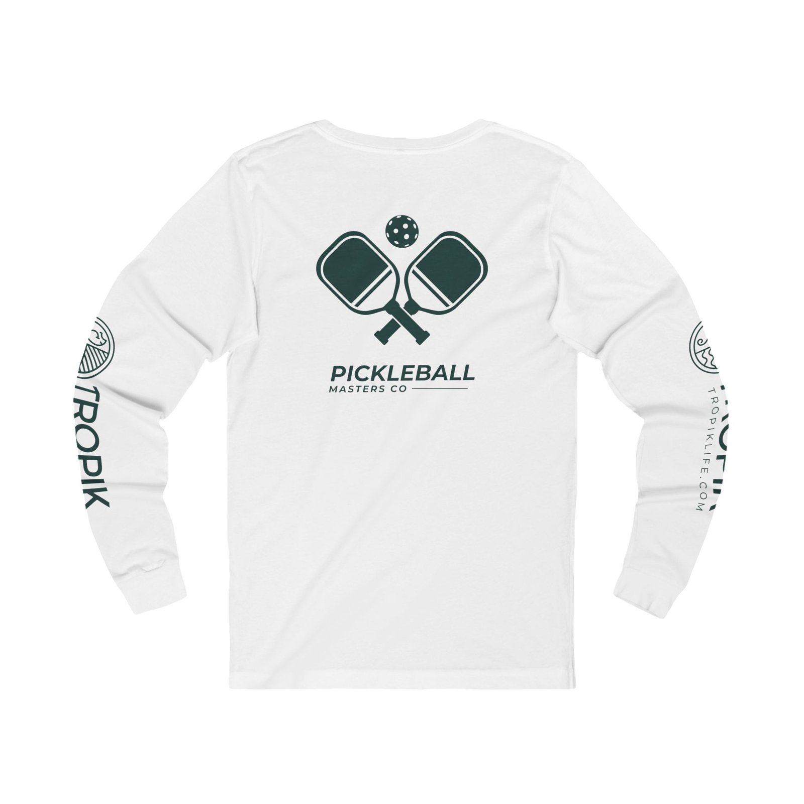Unisex Jersey Long Sleeve Tee - TROPIKLIFE Pickleball Masters Co - Image 4