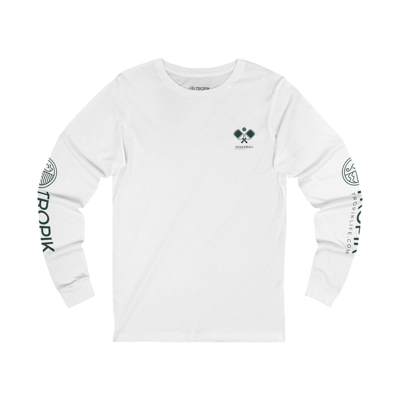 Unisex Jersey Long Sleeve Tee - TROPIKLIFE Pickleball Masters Co - Image 3