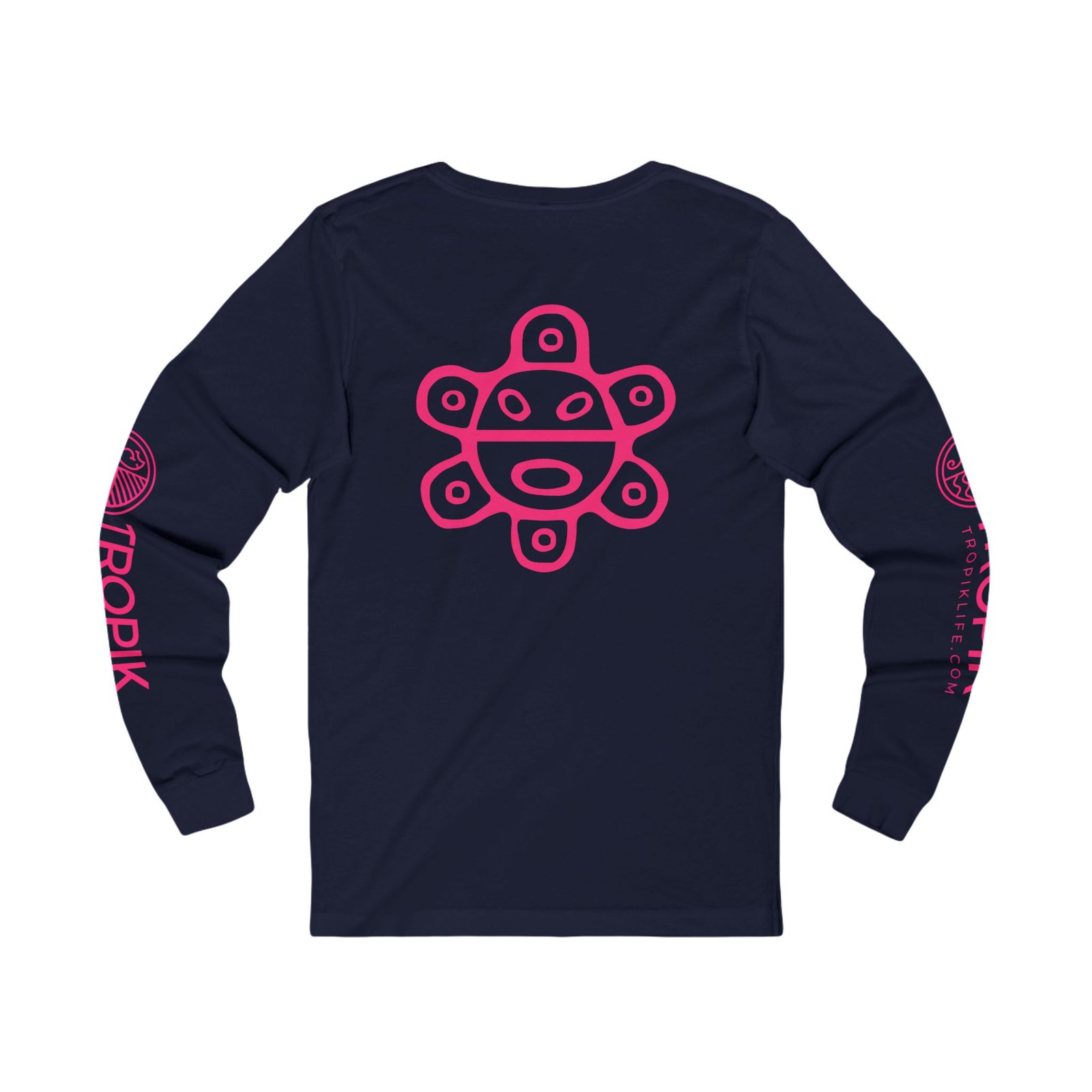 Unisex Jersey Long Sleeve Tee - TROPIKLIFE Taino Academy - Image 6