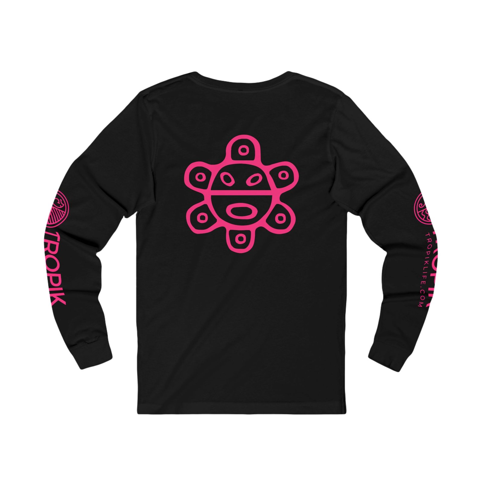Unisex Jersey Long Sleeve Tee - TROPIKLIFE Taino Academy - Image 4