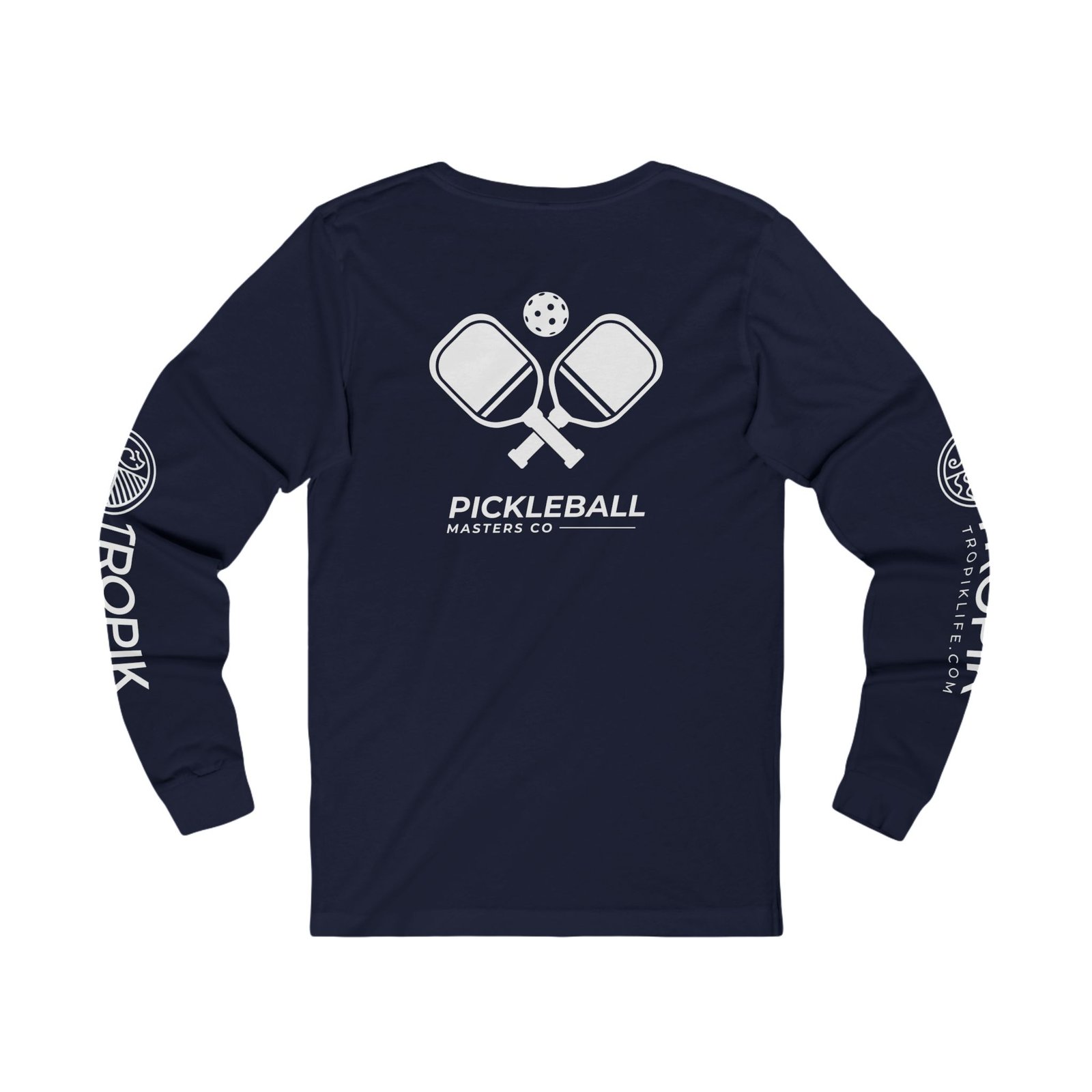 Unisex Jersey Long Sleeve Tee - TROPIKLIFE Pickleball Masters Co - Image 8