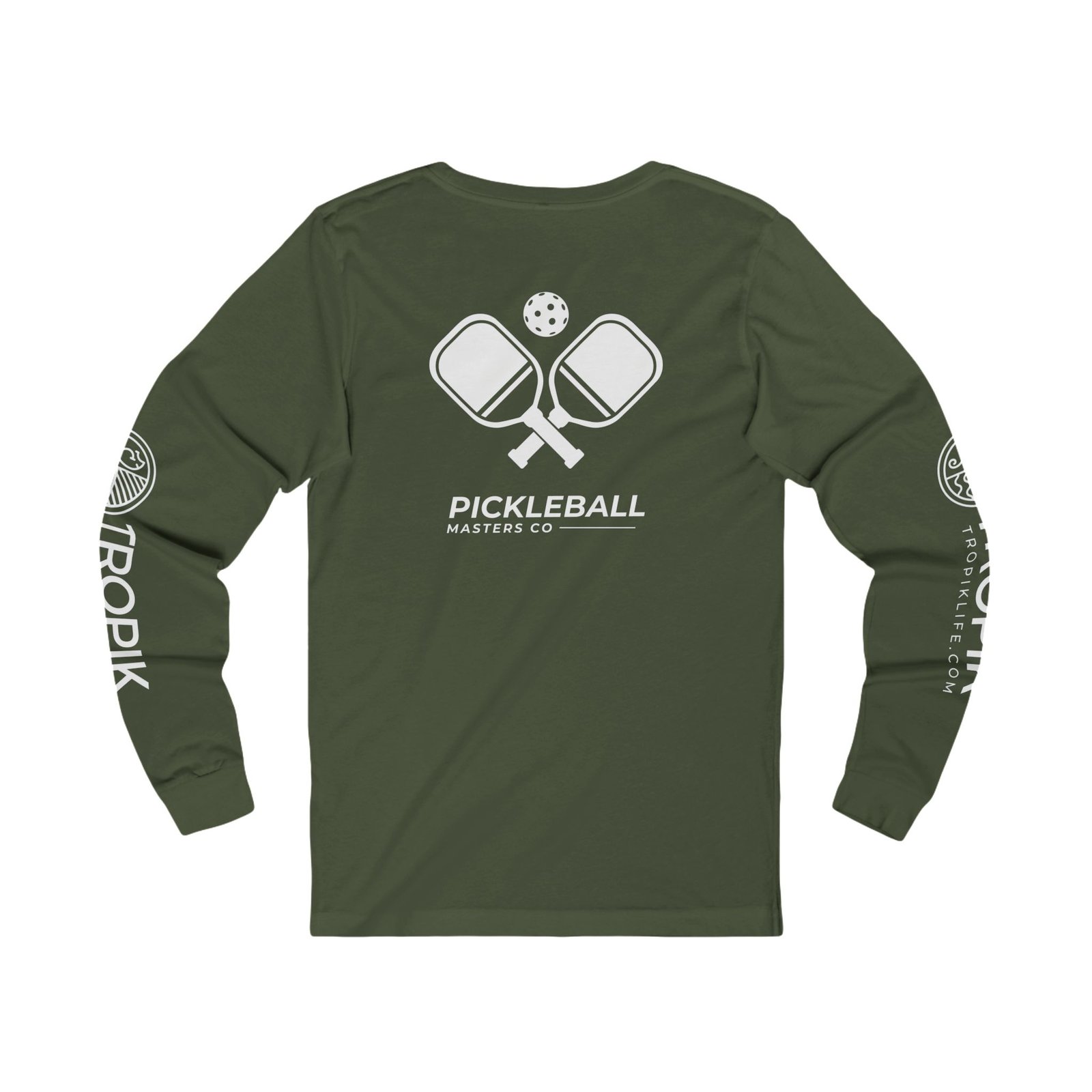 Unisex Jersey Long Sleeve Tee - TROPIKLIFE Pickleball Masters Co - Image 2