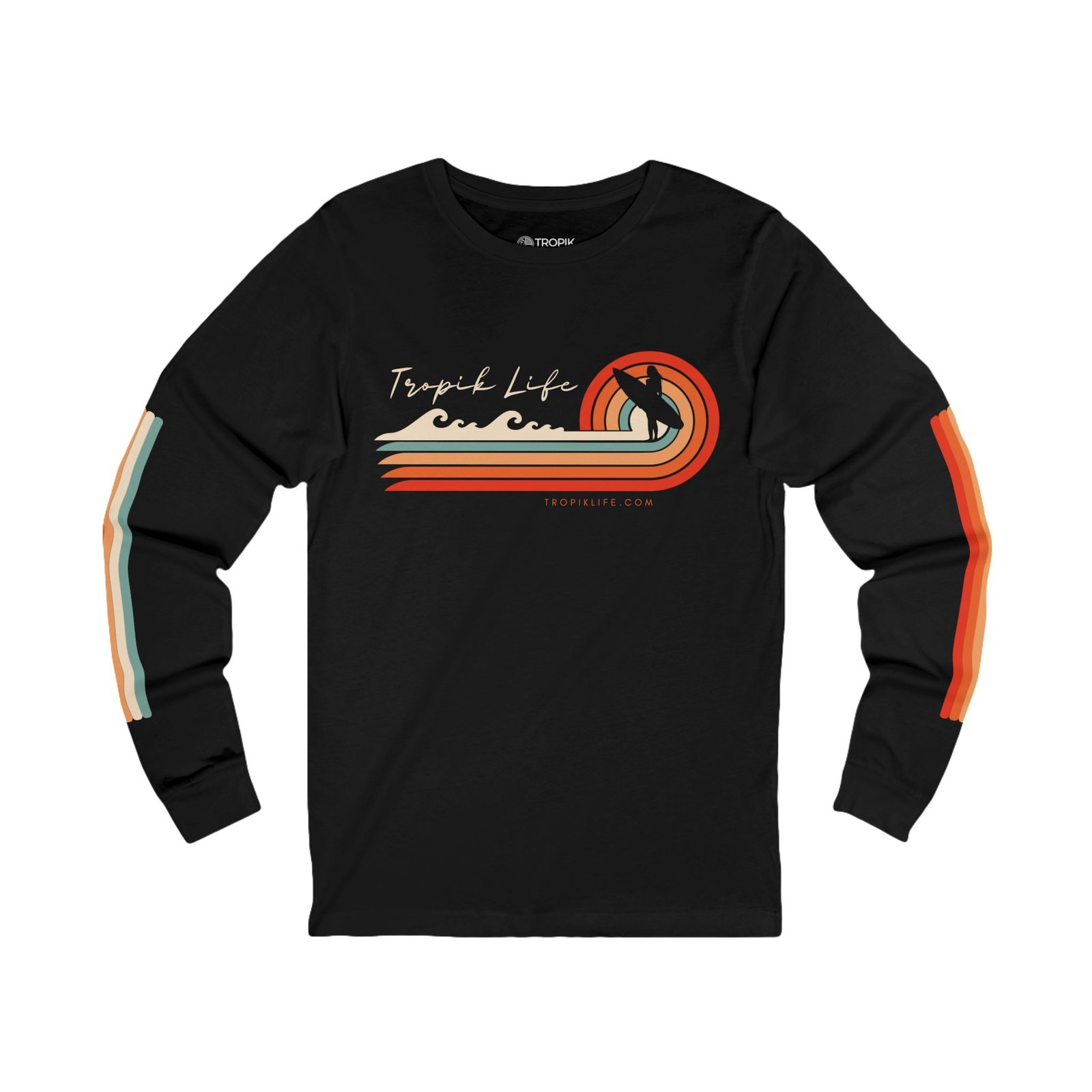 Unisex Jersey Long Sleeve Tee - TROPIKLIFE Exotic Bird - Image 3
