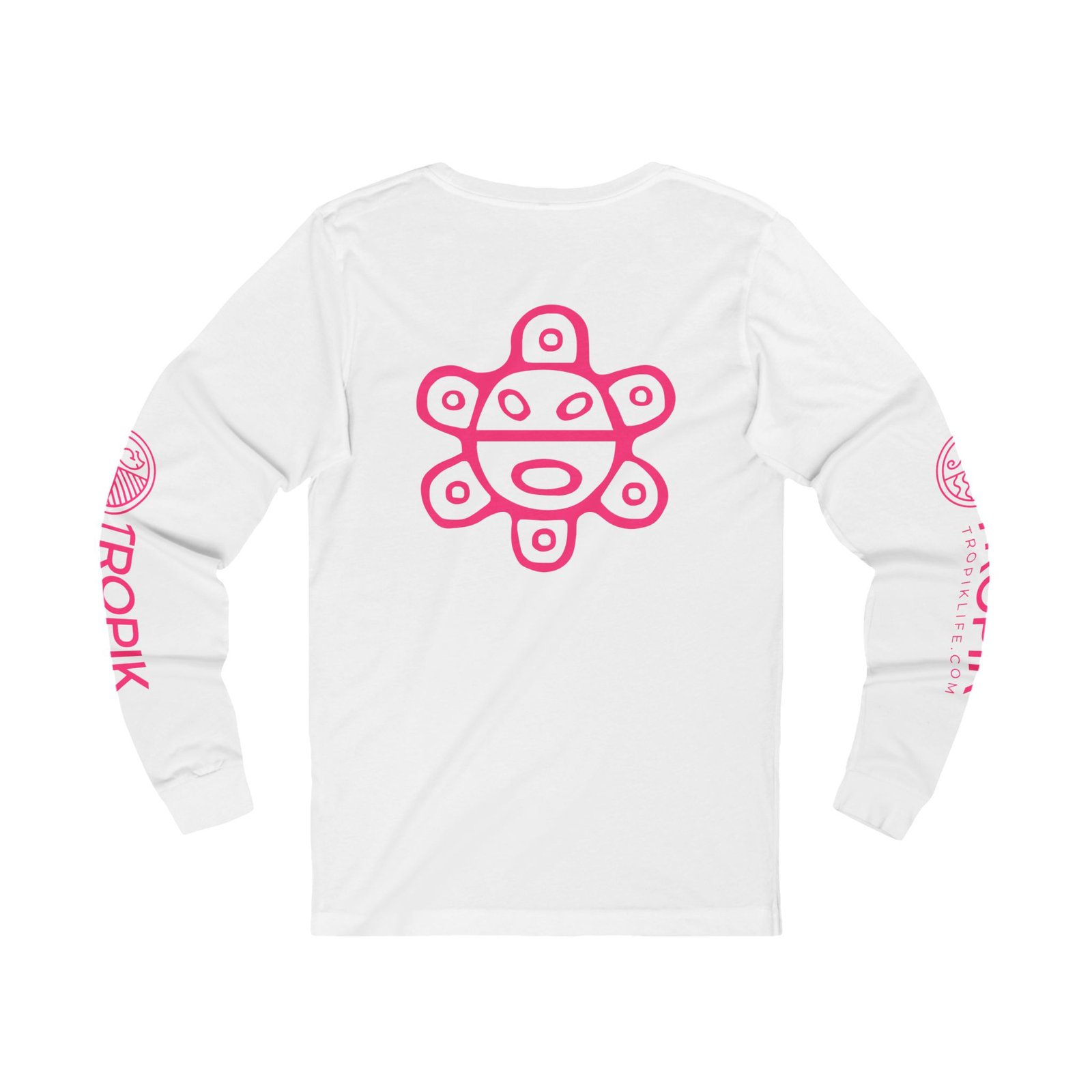 Unisex Jersey Long Sleeve Tee - TROPIKLIFE Taino Academy - Image 2