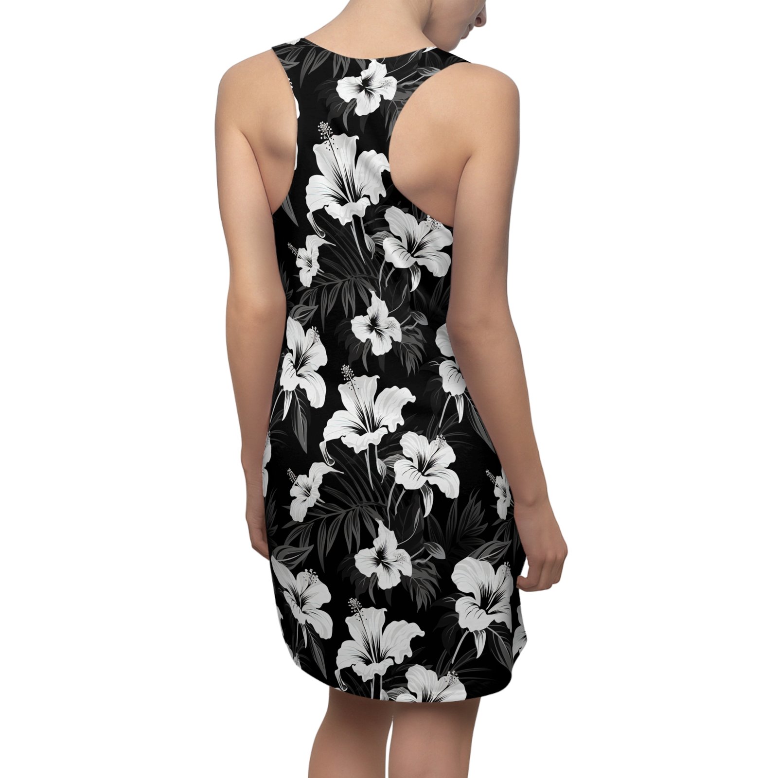 TROPIKLIFE Women's Cut & Sew Racerback Dress - Moonlight Flora - Image 2