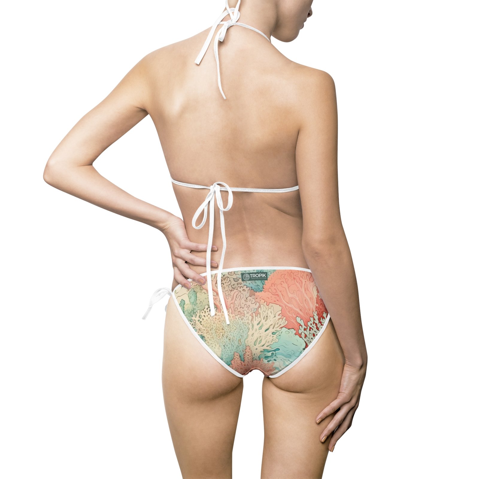 TROPIKLIFE Women's Bikini Swimsuit - Coral Reef - Image 2