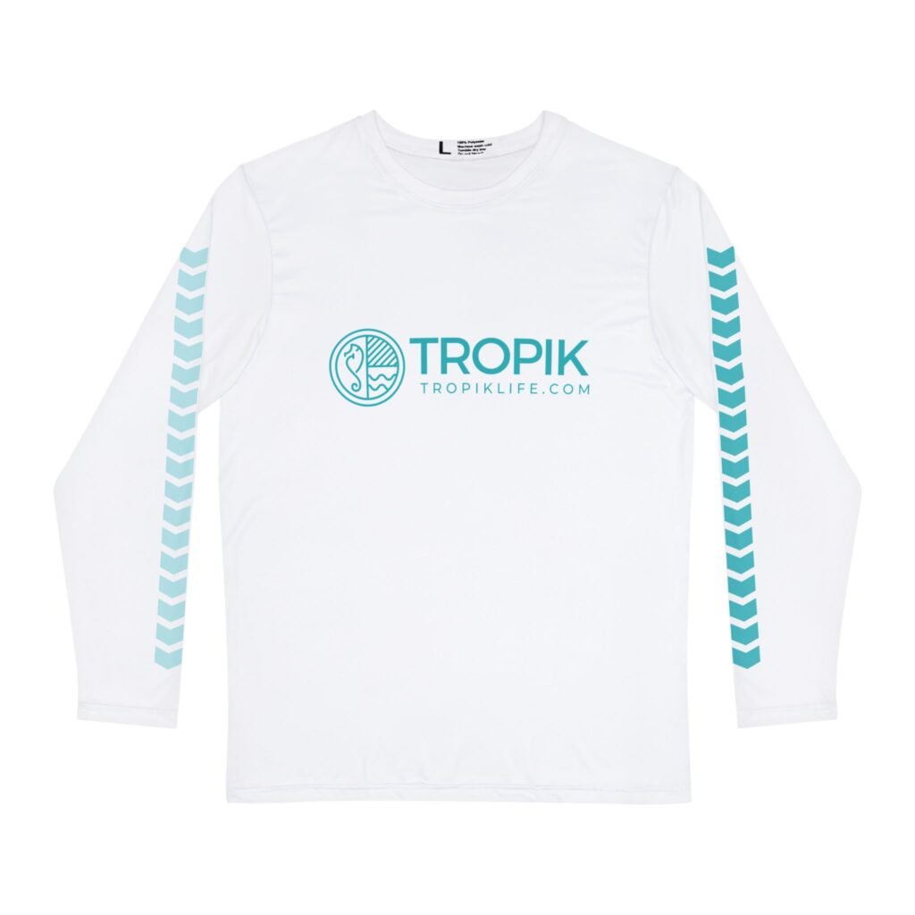 TROPIKLIFE Men's Round Neck Rashguard Shirt - Carey Taino