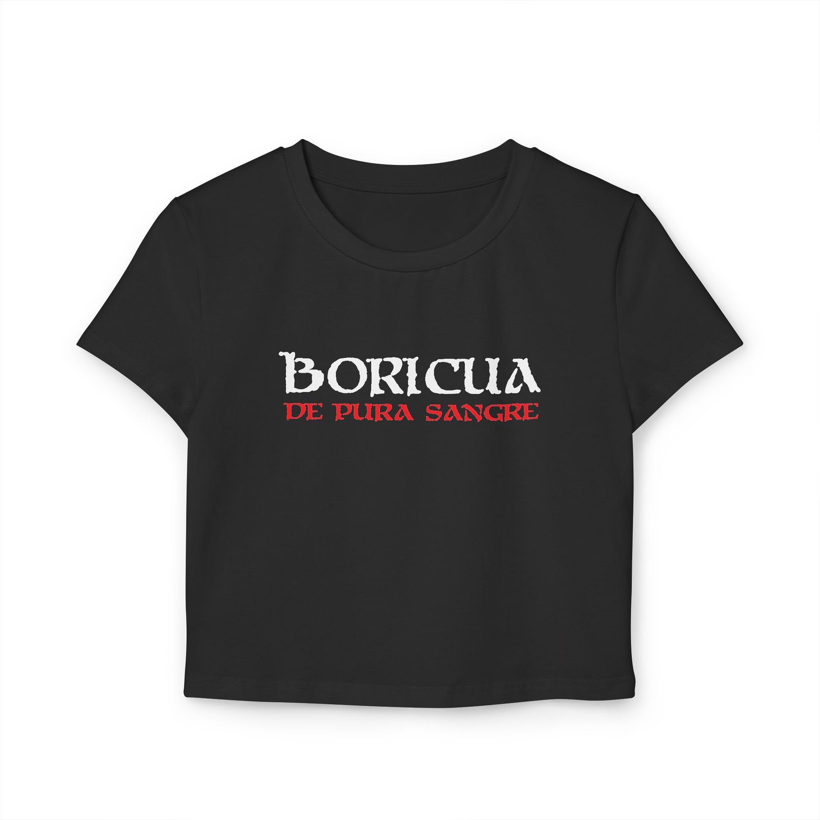 TROPIKLIFE Women's Baby Tee - Boricua De Pura Sangre - Image 2