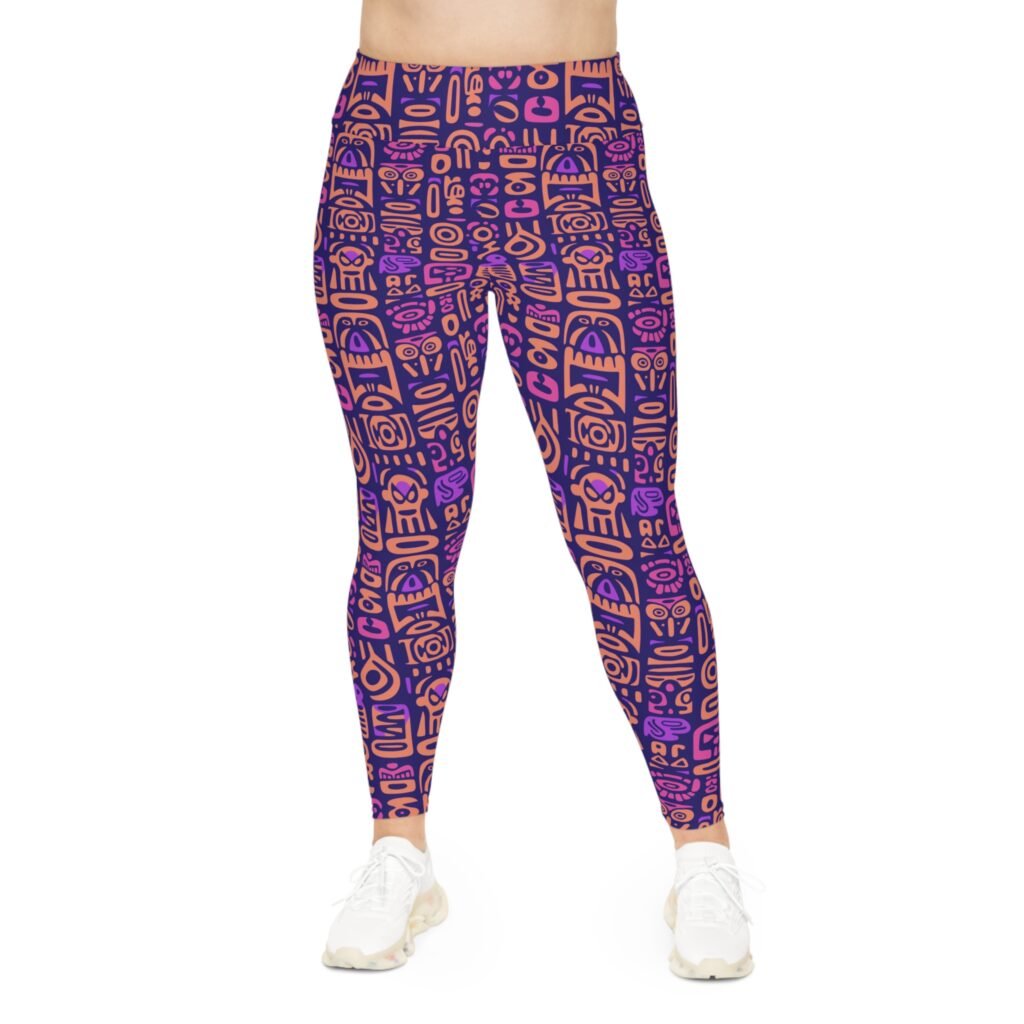 Plus Size Leggings - TROPIKLIFE Arionex