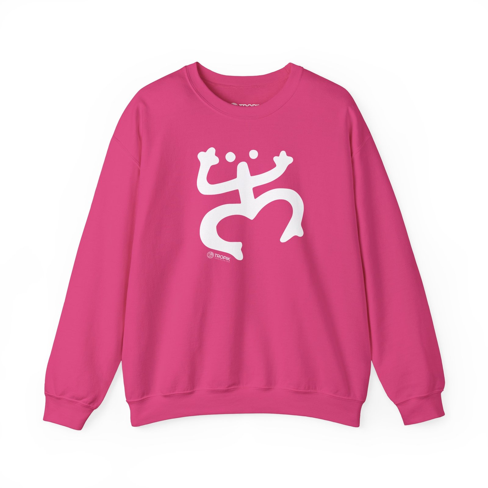 Unisex Sweatshirt TROPIKLIFE - Taino Coqui in Black | Navy | Military Green | Forest Green | Cardinal Red | Hot Pink - Image 5