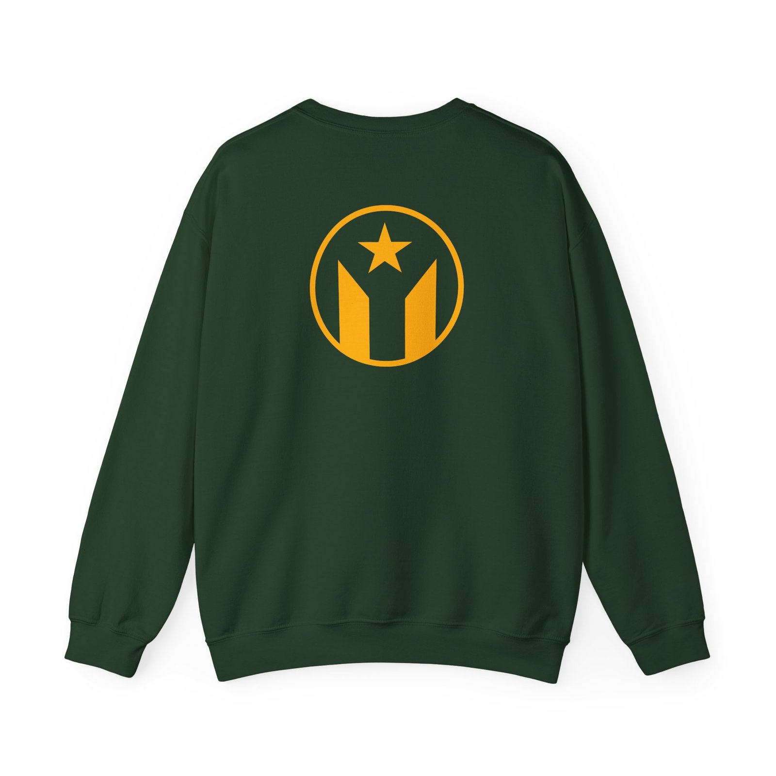 Unisex Sweatshirt TROPIKLIFE - Boricua University in Forest Green | Black | Navy | Maroon - Image 2