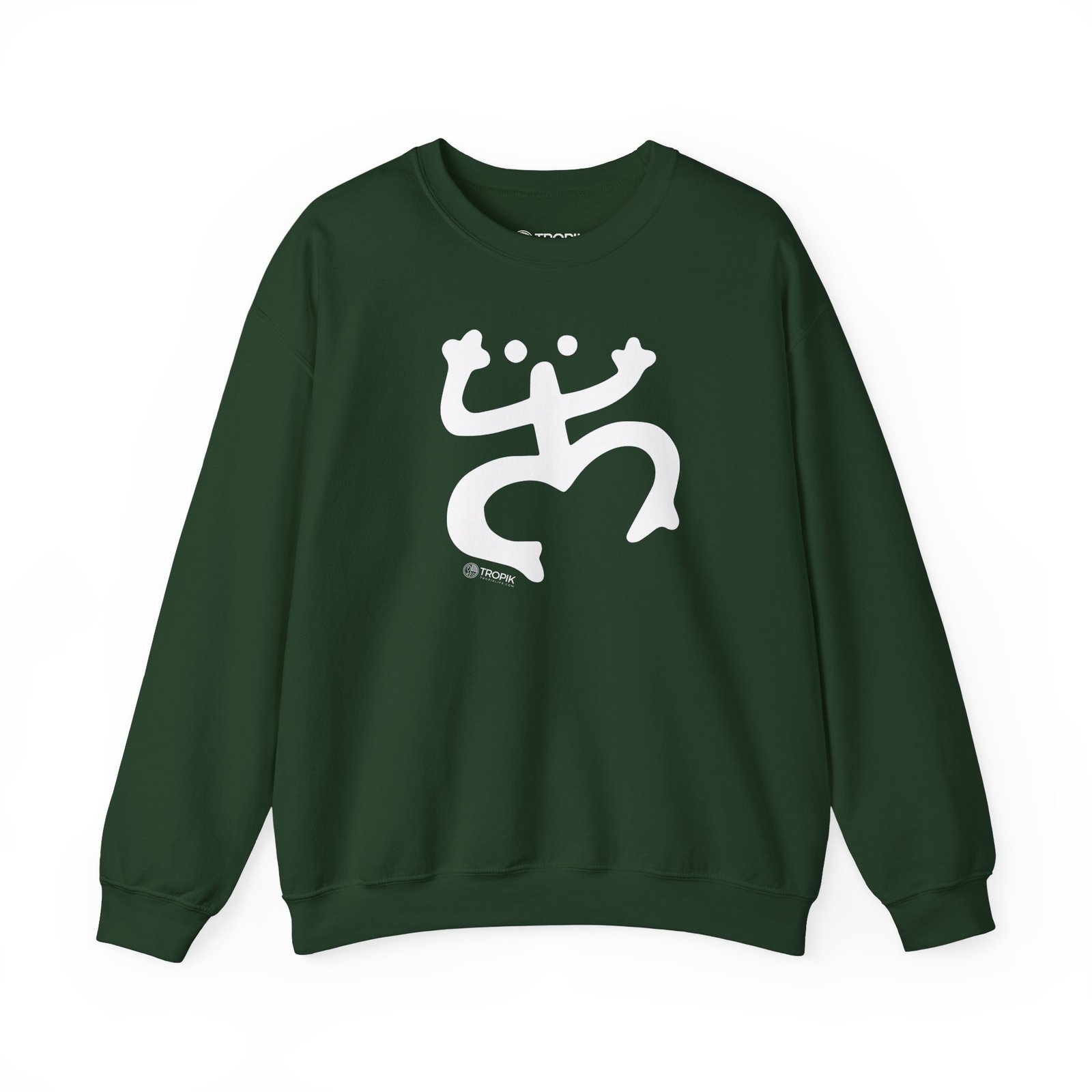 Unisex Sweatshirt TROPIKLIFE - Taino Coqui in Black | Navy | Military Green | Forest Green | Cardinal Red | Hot Pink - Image 2