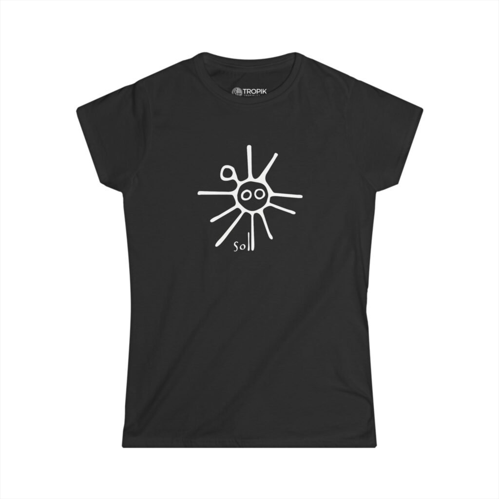TROPIKLIFE Women's Softstyle Tee - Sol Taino - Black | Navy | Purple | Pink