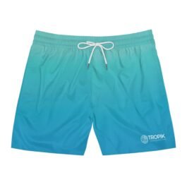 TROPIKLIFE Men’s Mid-Length Swim Shorts – Pool Water