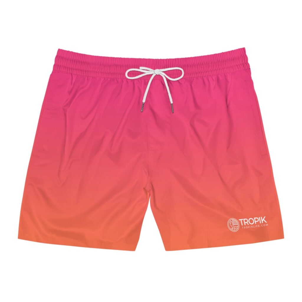 TROPIKLIFE Men's Mid-Length Swim Shorts - Westcoast Sunset