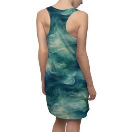 TROPIKLIFE Women’s Cut & Sew Racerback Dress – Deep Ocean