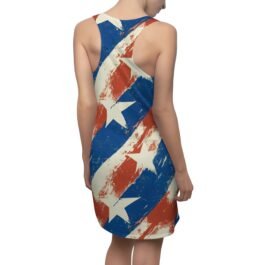 TROPIKLIFE Women’s Cut & Sew Racerback Dress – Mi Bandera
