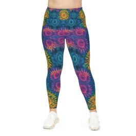 Plus Size Leggings – TROPIKLIFE Tie Dye Sun Haze