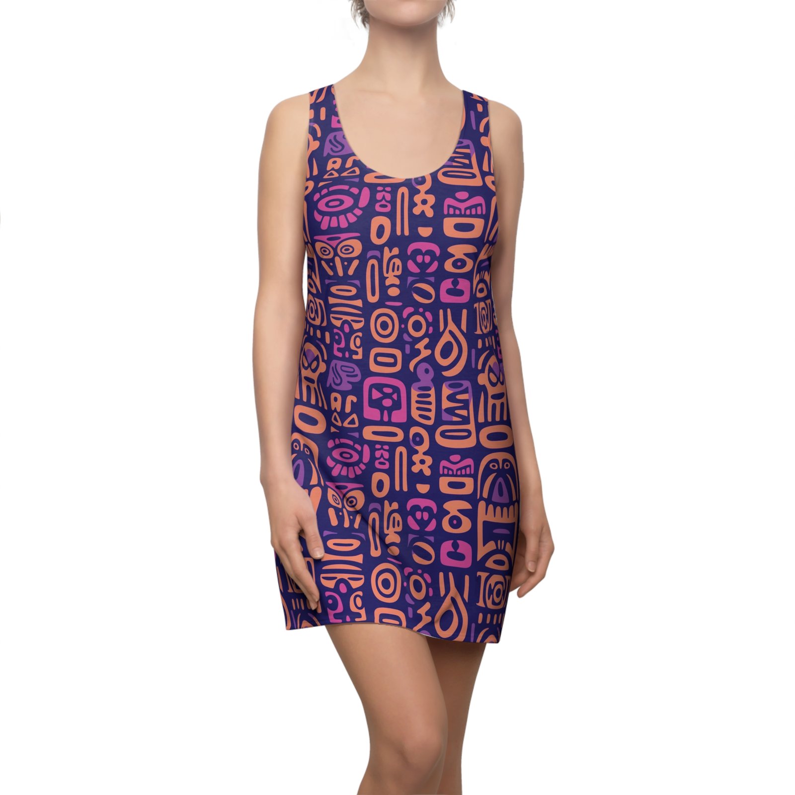 TROPIKLIFE Women's Cut & Sew Racerback Dress - Arionex