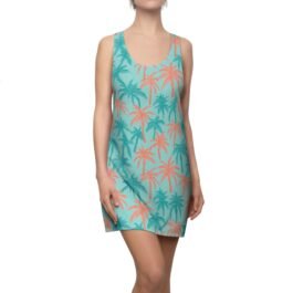 TROPIKLIFE Women’s Cut & Sew Racerback Dress – Las Palmas