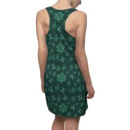TROPIKLIFE Women’s Cut & Sew Racerback Dress – Taino Symbols