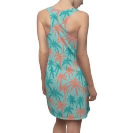 TROPIKLIFE Women’s Cut & Sew Racerback Dress – Las Palmas